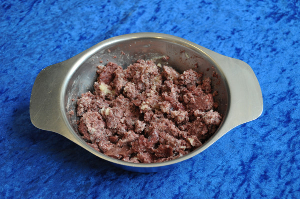 Straußenhackfleisch für Hunde - gekocht in Dose